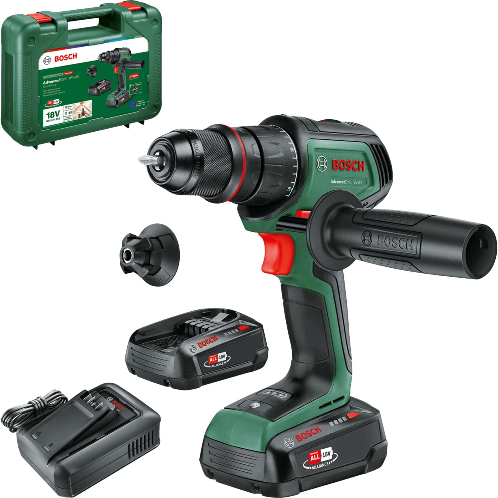 Bosch Home & Garden AdvancedDrill 18V-80 QuickSnap