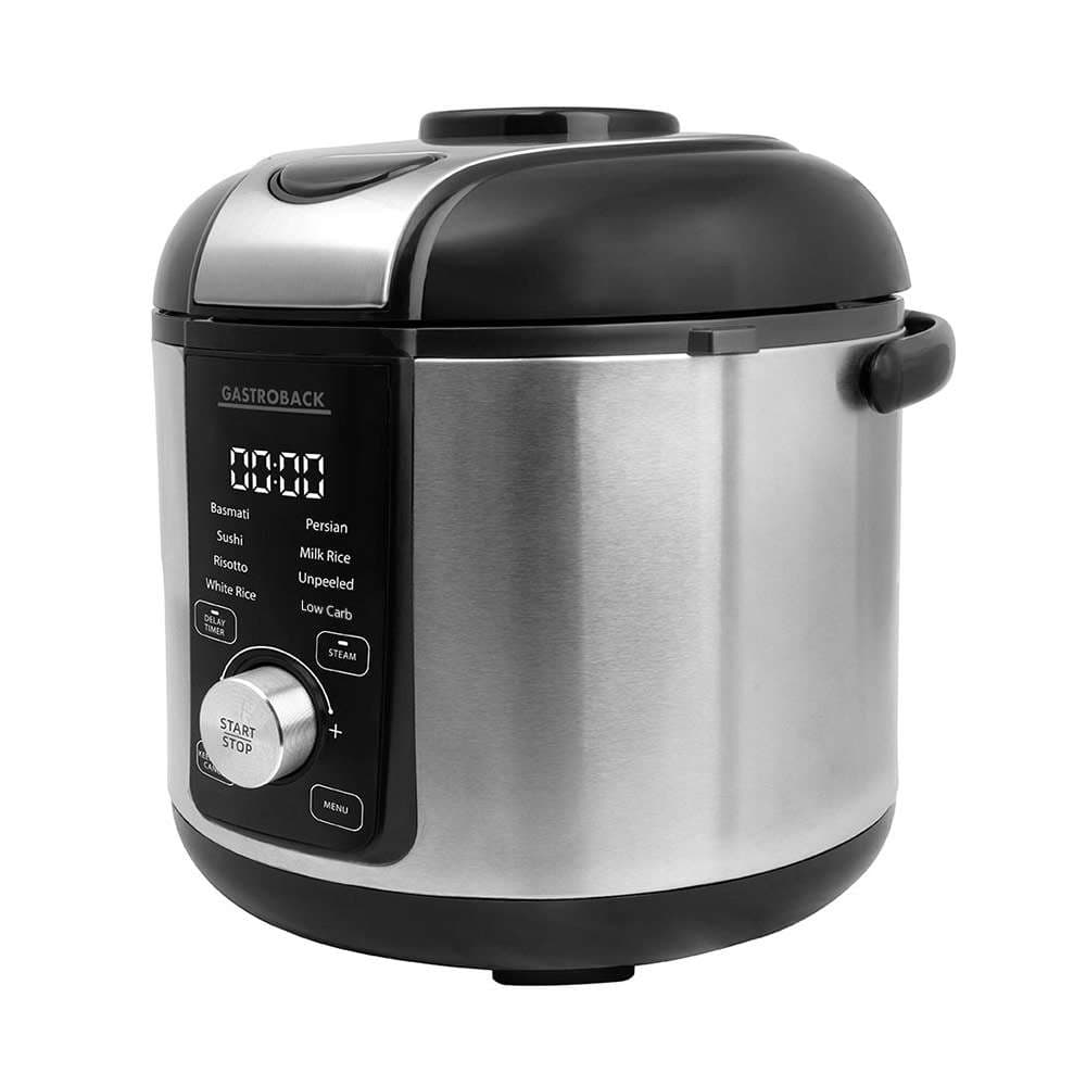 Gastroback Reiskocher RiceControl Low Carb & Steam 3 L (42519)